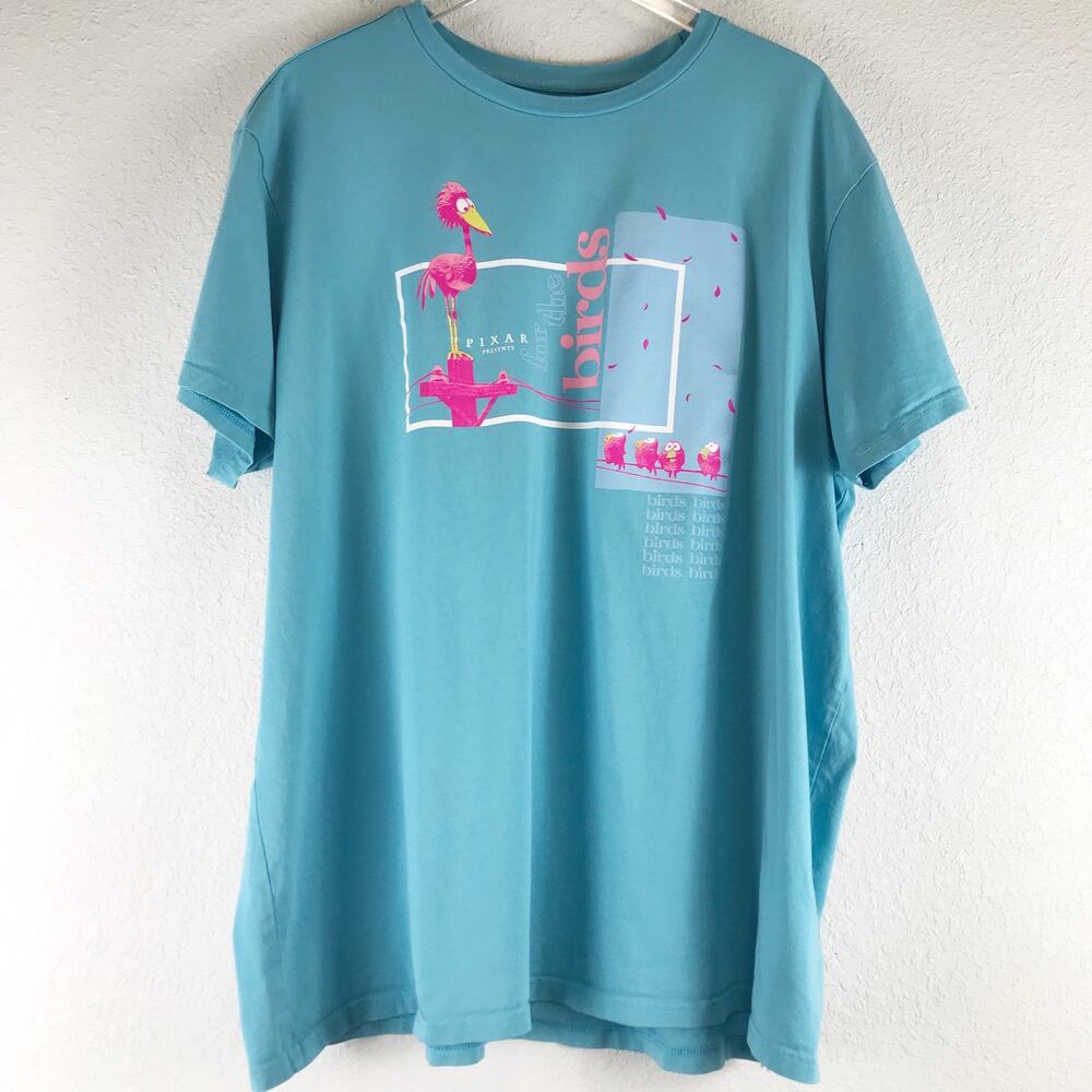 Disney Pixar For the Birds Animated Short 100% Cotton Graphic T-Shirt Size 3X